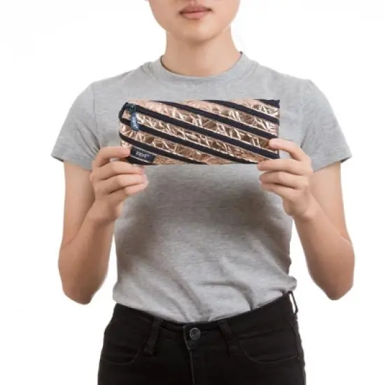 ZIPIT Metallic Pencil Case image {4}