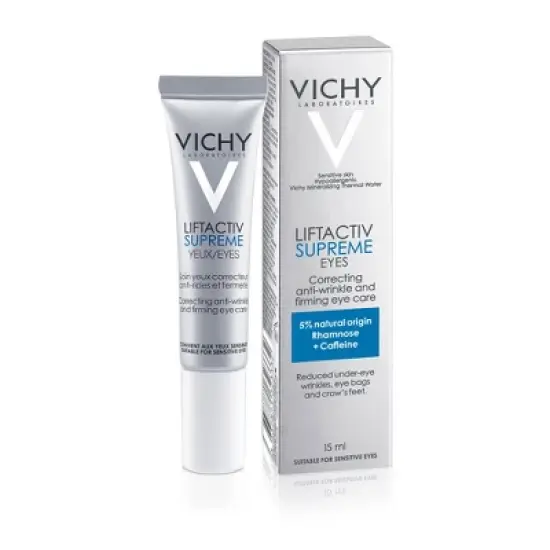 Vichy LiftActiv Supreme Anti-Wrinkle and Firming Eye Cream for Dark Circles - .51 fl oz image {4}