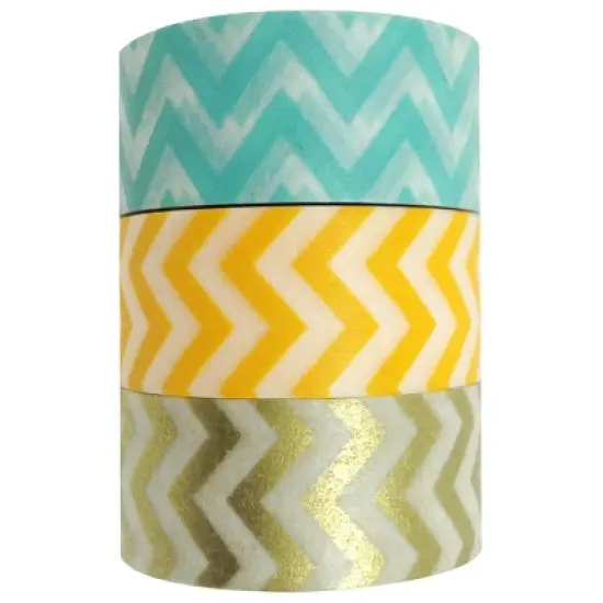 Wrapables Carefree Japanese Washi Masking Tape (Set of 3) image {1}