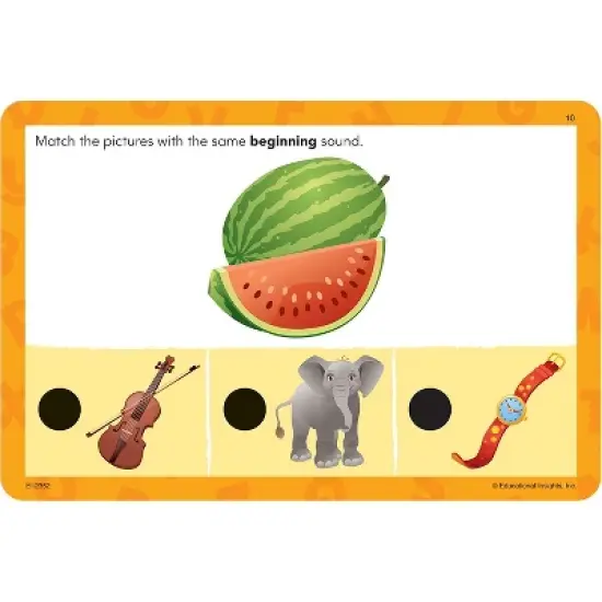 Educational Insights Hot Dots Jr. Beginning Phonics Flash Card Set image {2}
