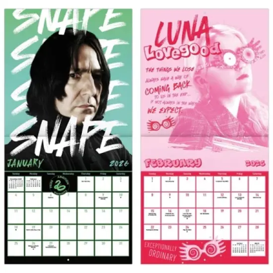 Trends International 2026 Harry Potter Collector's 12.63"x12.63" Edition Calendar image {9}