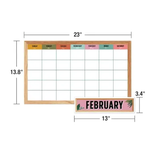 Carson Dellosa Education Grow Together Calendar Bulletin Board Set (134 pieces) image {2}