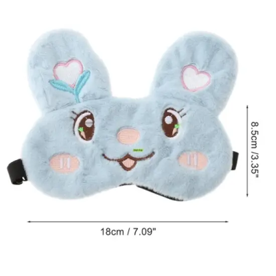 Unique Bargains Embroidered Rabbit Eye Mask 1 Pc image {1}