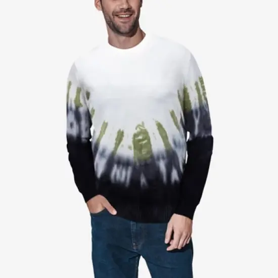 X RAY Men's Pullover Crewneck Tie Dye Fashion Sweater image {14}