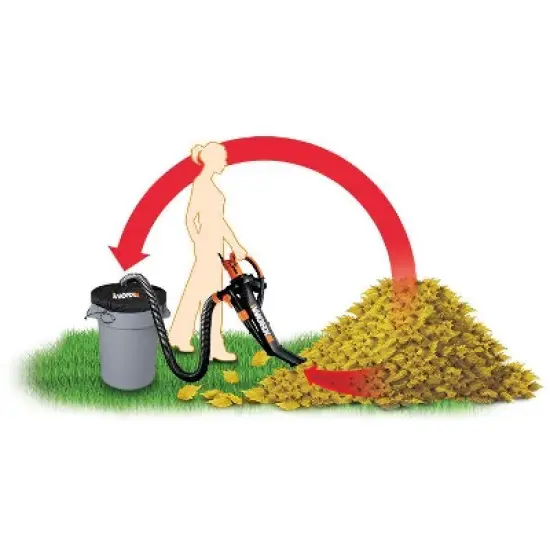 Worx WA4054.2 LeafPro Universal Leaf Collection System for All Major Blower/Vac Brands image {2}