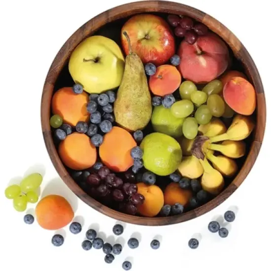 Zassenhaus Acacia Wood Salad Serving Bowl, Medium 11.8" diameter by 5.9" High image {3}