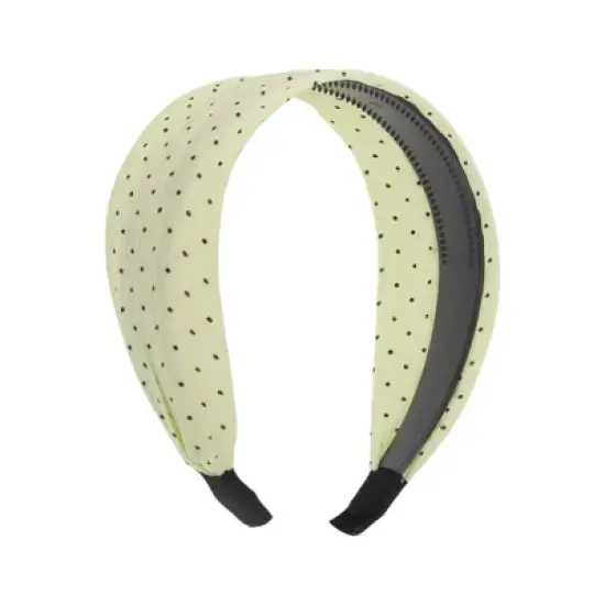 Unique Bargains Fresh Polka Dot Wide Headband 1 Pc image {10}
