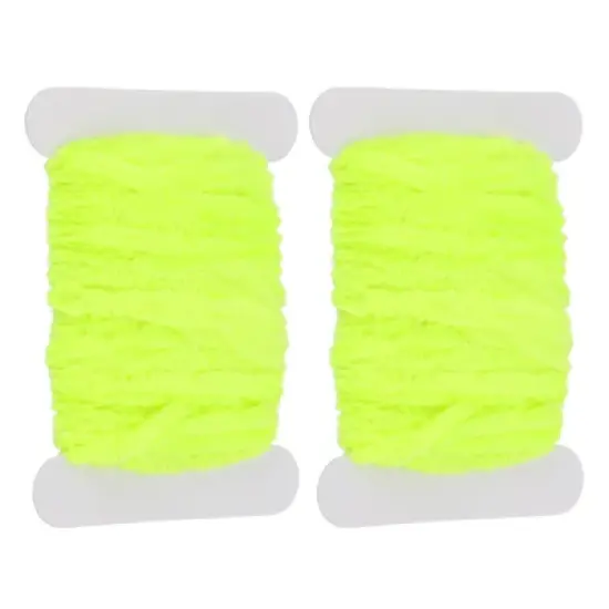 Unique Bargains Rayon Chenille Thick Thread Material Fly Tying 16.4ft 2 Pcs image {15}