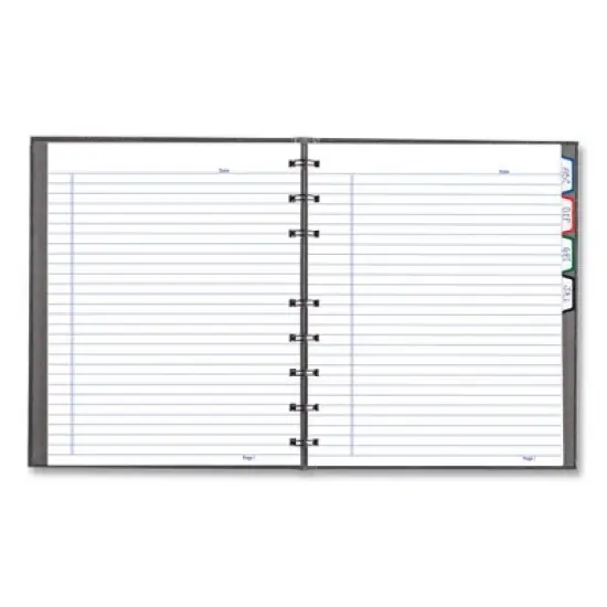Blueline NotePro Notebook, 1-Subject, Medium/College Rule, Cool Gray Cover, (75) 9.25 x 7.25 Sheets image {5}