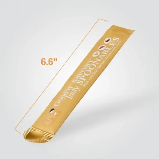 Good 'n' Tasty Spoonable Chicken, Duck and Salmon Flavor Lickable Cat Treats - 2.9oz/6ct image {12}