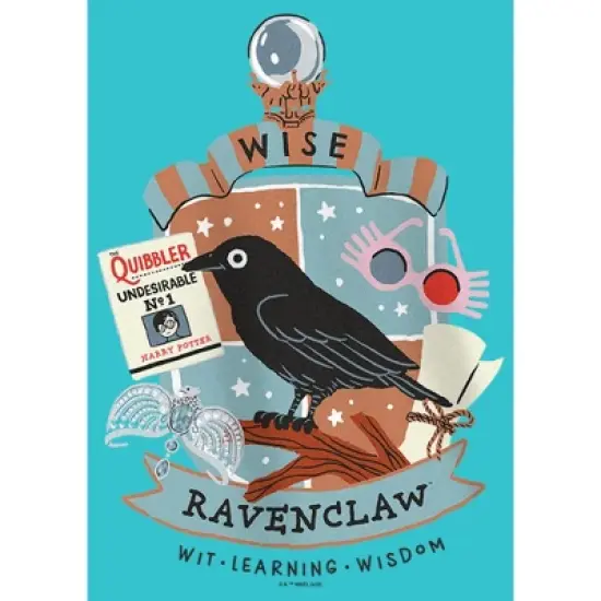 Girl's Harry Potter Cute Ravenclaw T-Shirt image {1}