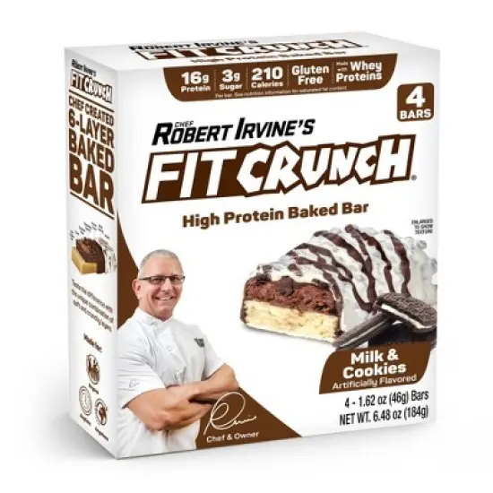 FITCRUNCH Milk & Cookies Protein Bar image {5}