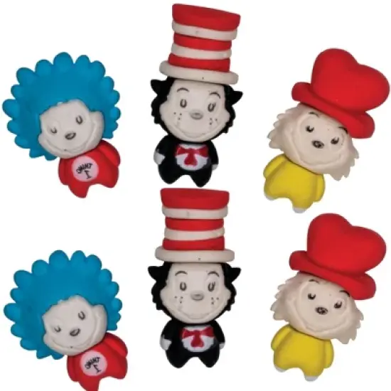 Themed 3D Puzzle Erasers (6 Pack) - Fun Educational image {6}