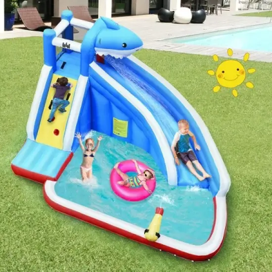Costway Inflatable Water Slide Animal Shaped Bounce House Castle Splash Water Pool Without Blower image {2}
