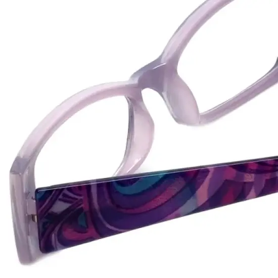 Calabria Victoria Spring Hinge Designer Reading Glasses&Match Case Purple +1.50 image {3}