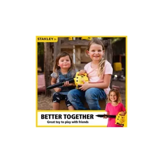 STANLEY Jr. RP007-SY Battery Powered Leaf Blower Toy with 3 Batteries (AA) image {4}