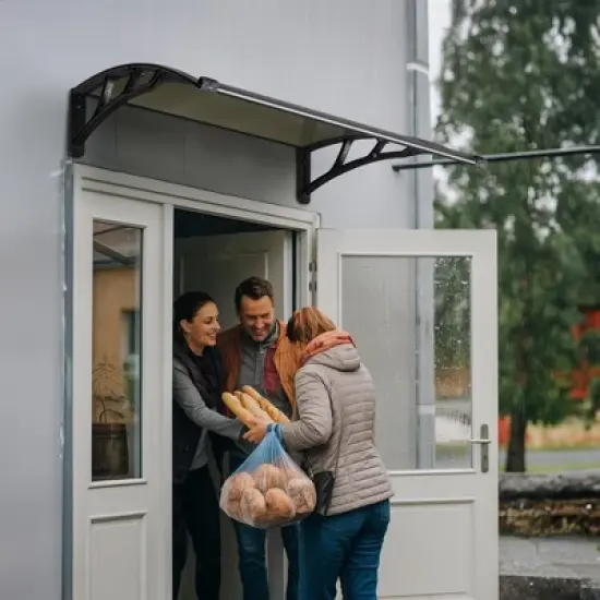 Yescom 40"x40" Dual-Sided Anti-UV50+ Window Awning image {7}