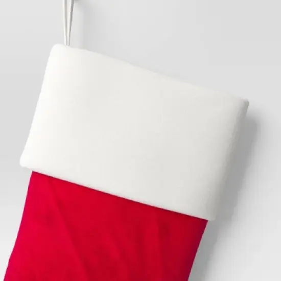 36" Christmas Velvet Stocking Red - Wondershop&trade; image {2}