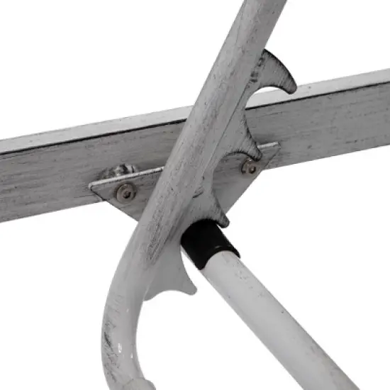 LeisureMod Chelsea Modern Outdoor Chaise Lounge Chair Set of 2 in Weathered Grey Frame with Side Table &ndash; Patio, Poolside, Balcony, and Garden Seating image {7}