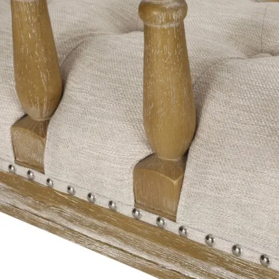 Loyning Traditional Fabric Tufted Loveseat - Christopher Knight Home image {6}