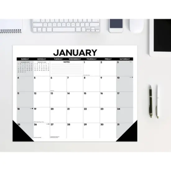 Willow Creek Press 22"x17" 2026 Basic Large Monthly Deskpad image {5}
