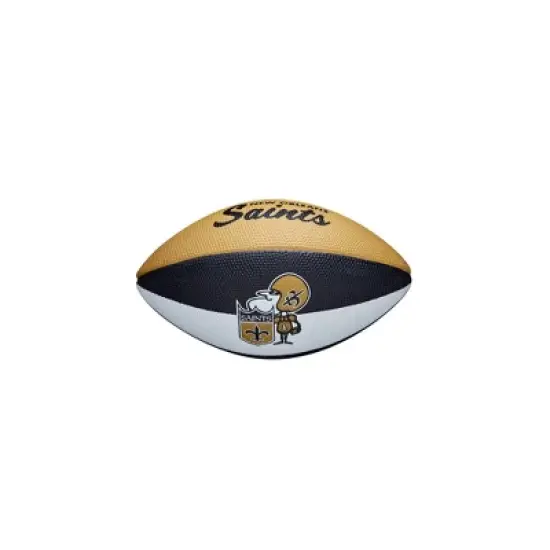 NFL Wilson Retro Jr Football - New Orleans Saints image {5}