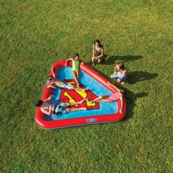 WOW Kids' 10' Superman Splash Pad image {1}