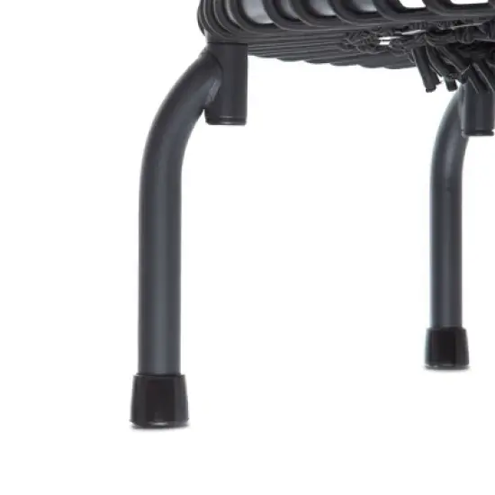 JumpSport 570 PRO Silent Indoor Heavy Duty Lightweight Large 44-Inch Diameter Fitness Trampoline with 7 Adjustable Tension Settings, Black image {4}