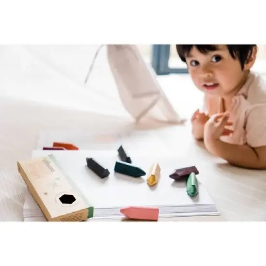 Honeysticks 10ct Triangles Easy-Grip Non Toxic Crayons image {2}