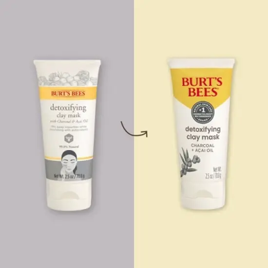 Burt's Bees Detoxifying Clay Face Mask - 2.5oz image {3}