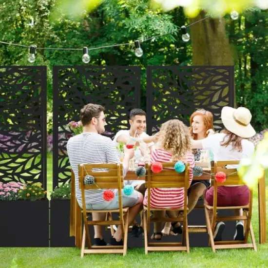 PexFix  Metal Wall Planter Box with Trellis for Climbing Plants image {3}