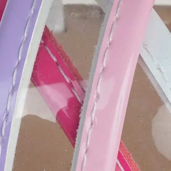 Rampage Toddler Girl's Strappy Open-Toe Ankle Strap Flat Sandals with Clear Vinyl Straps image {7}