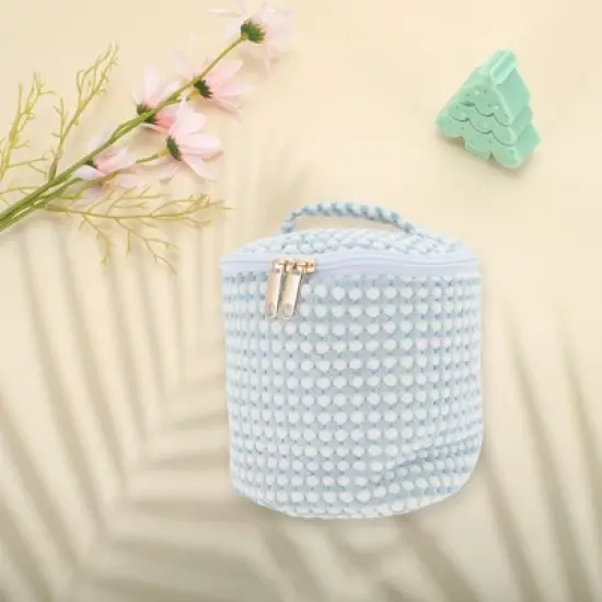 Unique Bargains Organizational Cylinder Makeup Bag 1 Pc image {2}