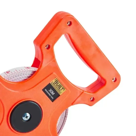 Built Industrial Open Reel Track and Field Measuring Tape, Retractable 30 Meter Tape Measure for Long Jump image {5}