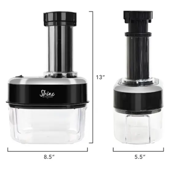 Shine Kitchen Co. Electric Spiralizer &ndash; Black image {7}