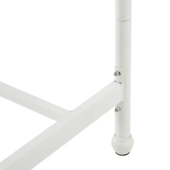 Twin Caledonia Metal Bed Antique White - Inspire Q image {6}