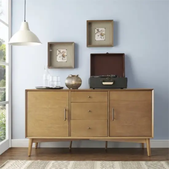 Wood Buffet in Acorn Brown-Pemberly Row image {4}