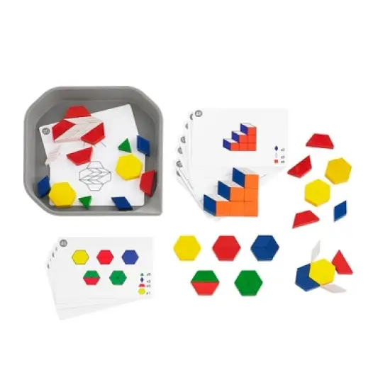 Edx Education Plastic Pattern Blocks image {3}