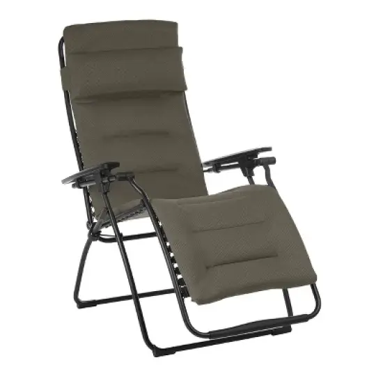 Lafuma Futura Air Comfort Zero Gravity Outdoor Recliner Chair, Taupe (2 Pack) image {1}