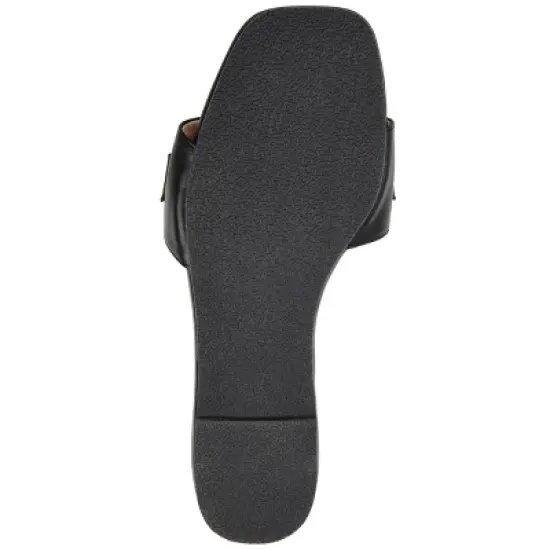 Journee Collection Womens Leonie Slide Flat Sandals image {4}