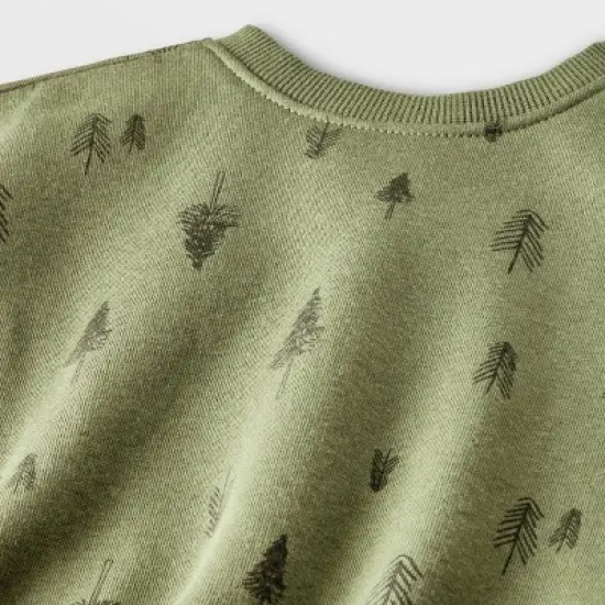 Grayson Collective Baby Boys' Bubble Romper - Green image {2}