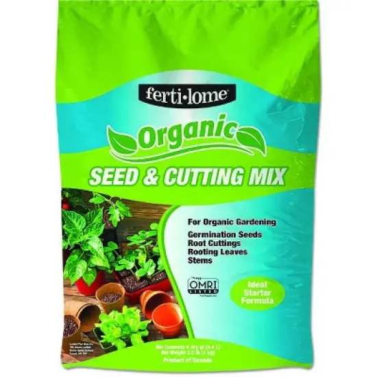 ferti-lome Organic Seed & Cutting Potting Mix - 8 QUART image {3}
