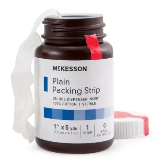McKesson Packing Strip for Wounds, Sterile Cotton image {4}