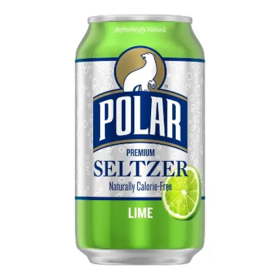 Polar Lime Seltzer Water - 8pk/12 fl oz Cans image {4}