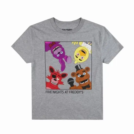 Five Nights At Freddy's Game Over Crew Neck Short Sleeve 4pk Boy's Tees image {3}