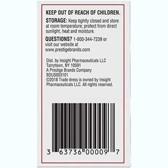 Bacid Daily Probiotic Capsules with Bacillus Coagulans Dietary Supplement 100 ct image {3}