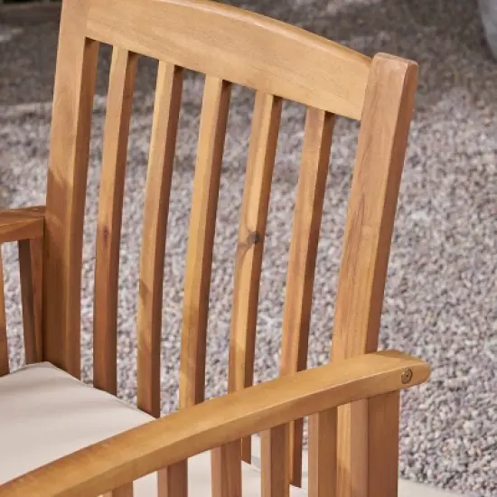 Casa 3pc Acacia X Leg Bistro Dining - Christopher Knight image {2}