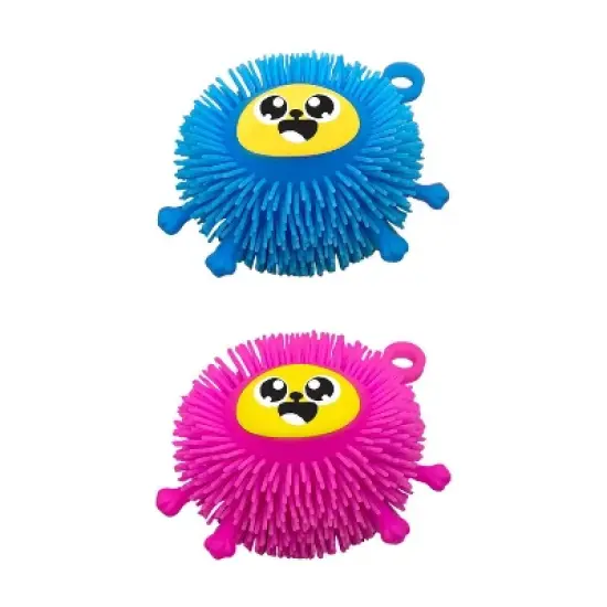 Nerf Cat 3" Soft LED Hedgehog with Bell and Wand Cat Toy - 2pk image {4}