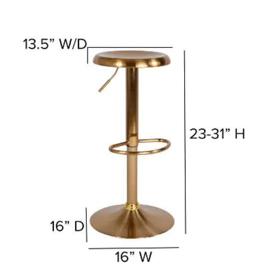 Flash Furniture Madrid Series Adjustable Height Retro Barstool image {9}