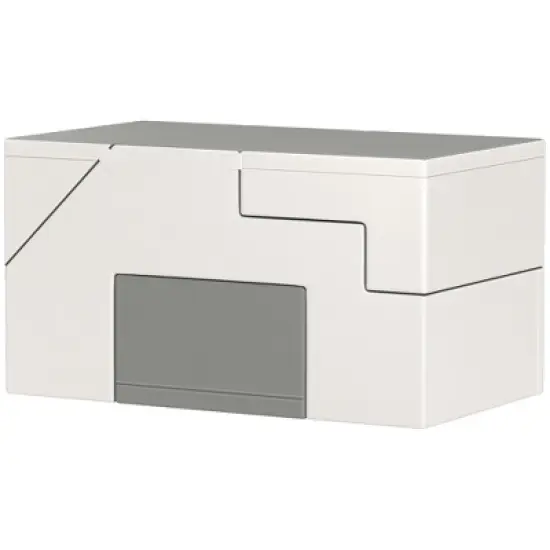 INFURNIC Baby and Toddler Learning Toys Soft Foam Climbing Play Set For Active Play Development, Light Gray, 57.9"*19.3"*18.5" image {5}